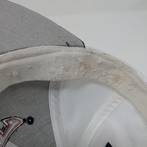 Troy Fitted Mesh Back Hat Red Embroidered Logo The Game Pro Poly Blend - Picture 9 of 12